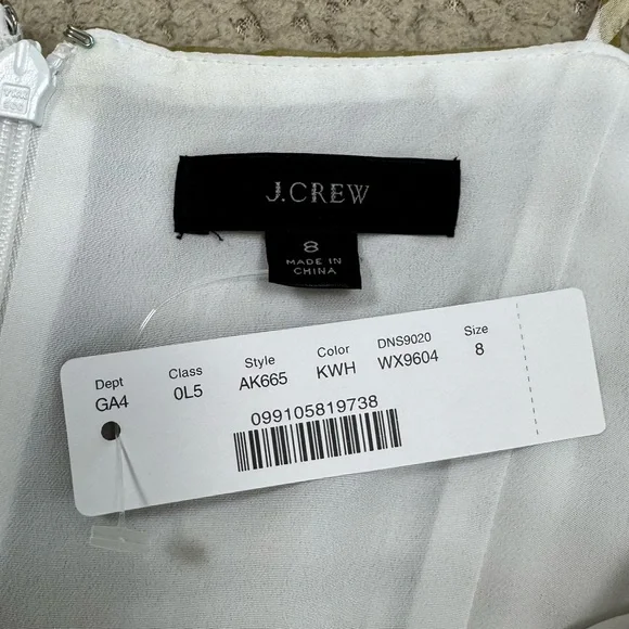 J. Crew Pleated Midi Dress in Crinkle Gingham - Picture 3 of 8